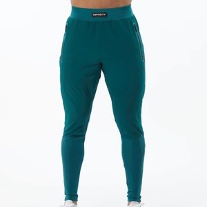 Alphalete Infinity Tech Green Blue Teal Joggers Pants Mens 2XL ?